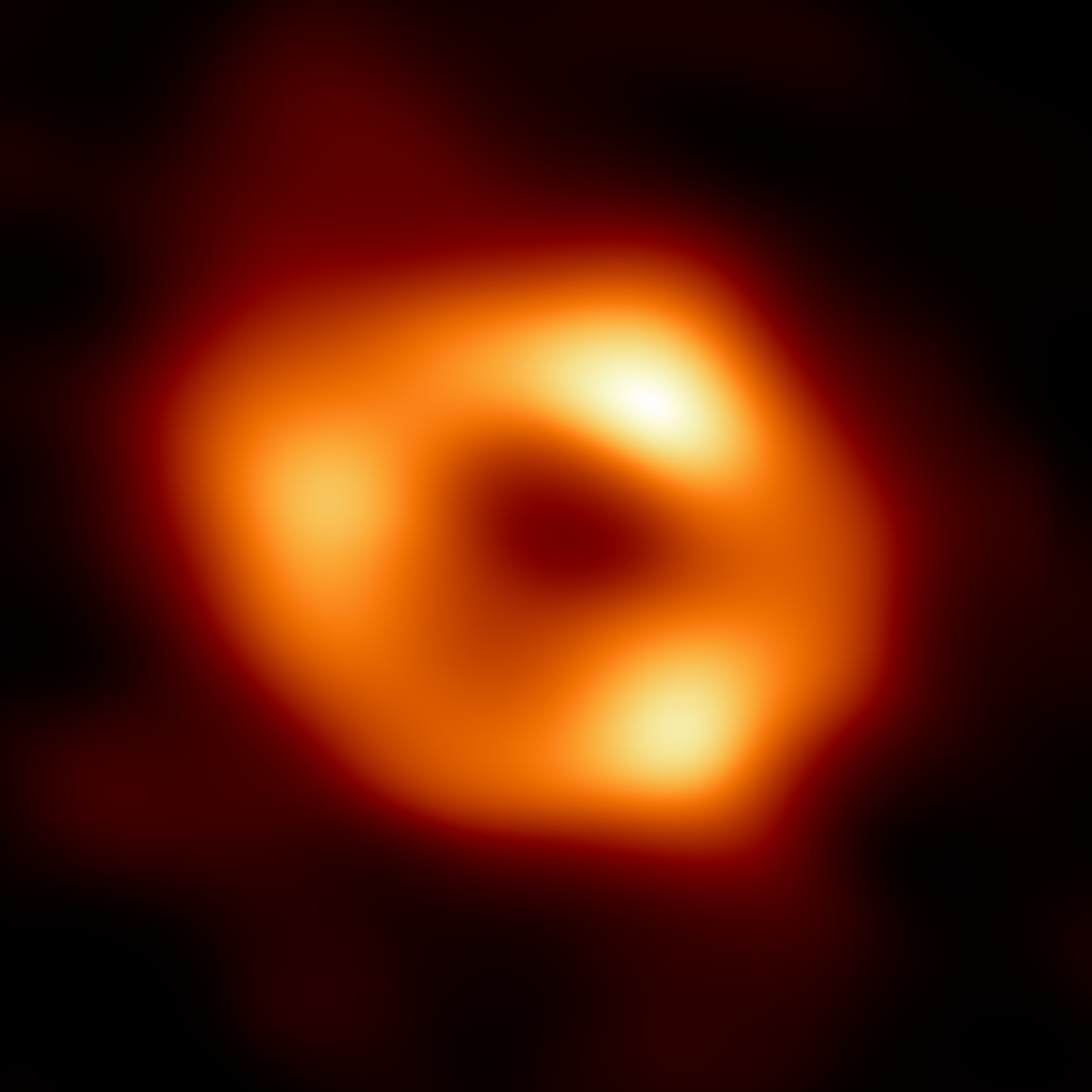 Image of the Sagittarius A* black hole - Image Credit: EHT Collaboration